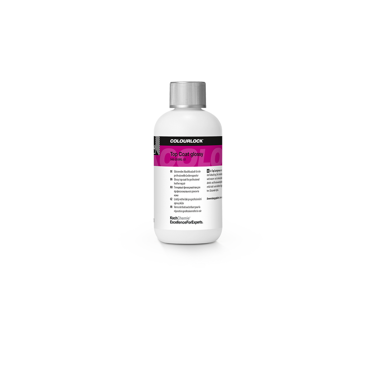 COLOURLOCK "Top Coat" (Glossy) Glänzender Abschlusslack für die professionelle Lederreparatur