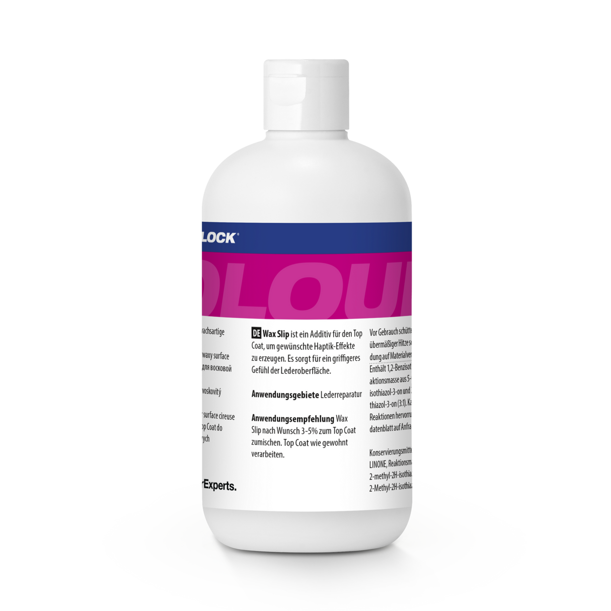COLOURLOCK "Wax Slip" Top Coat Zusatz für wachsartige Oberflächen