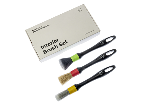 Koch-Chemie Interior Brush Set, zestaw pędzli do wnętrza auta