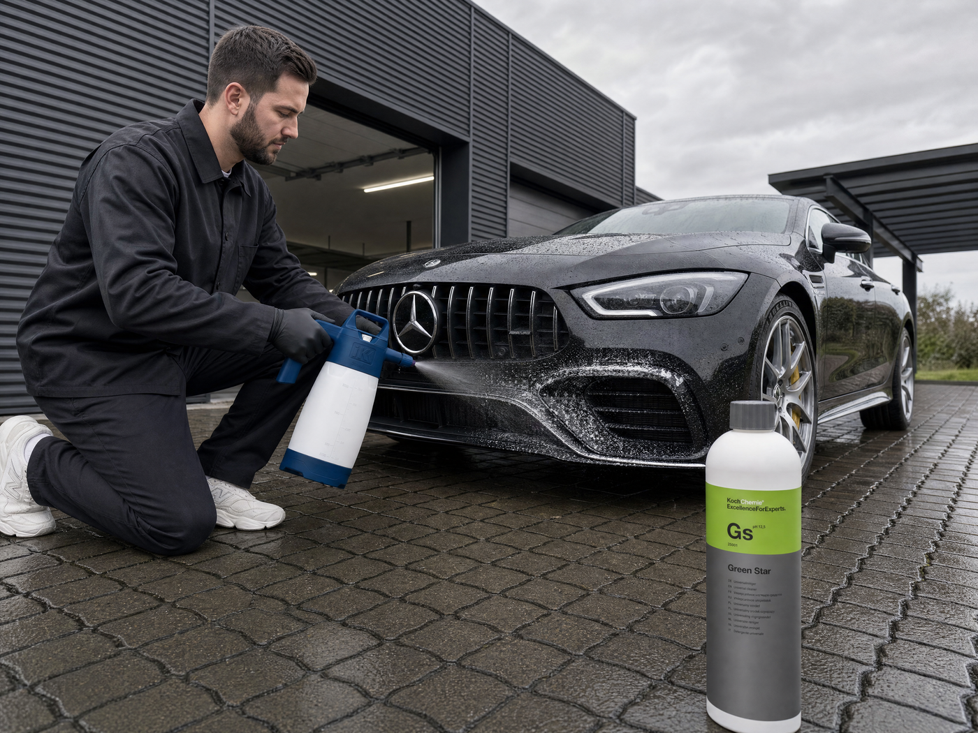 Detailing1 Hero: Universalreiniger - Eine Chemie. Vier Jobs. (Desktop)