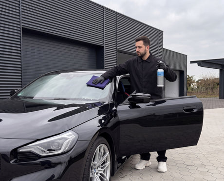 Detailing1 Koch-Chemie Glas Star „Gla“ Glasreinigerkonzentrat, Innenscheibe des BMW M2 streifenfrei gereinigt (Desktop)