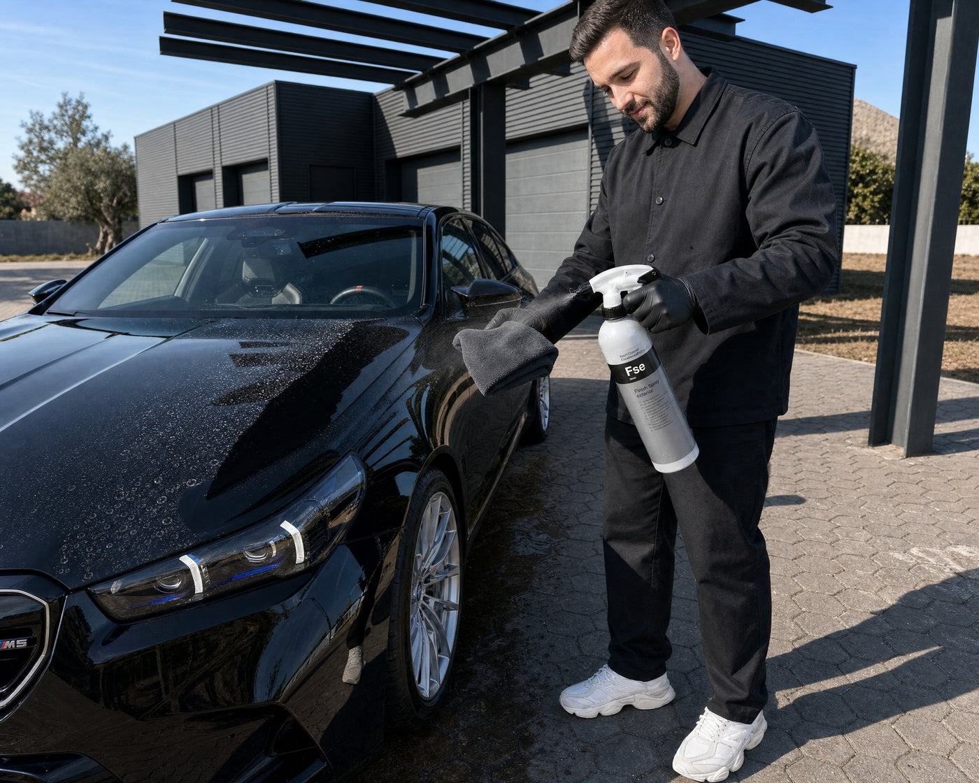 Detailing1 Hero: Quick Detailer — Koch-Chemie Finish Spray Exterior "Fse" loest Kalkflecken (Desktop)