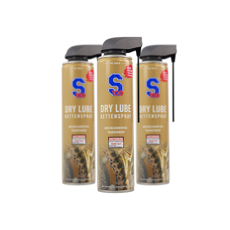 "S100" Dry Lube Kettenspray für Motorrad (Transparent)
