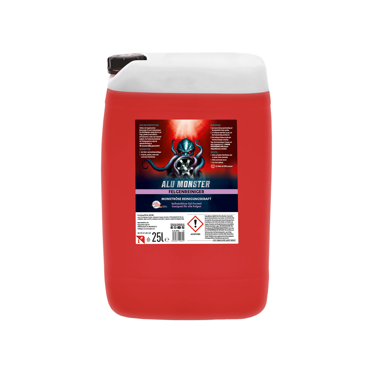 Detailing1 NIGRIN „Alu Monster" Felgenreiniger — 25 Liter Kanister