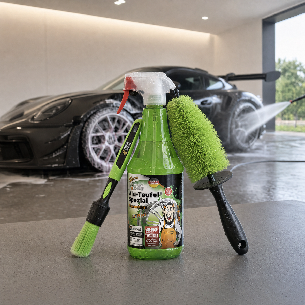 Alu-Teufel "Spezial"® (Vert) Nettoyant jantes