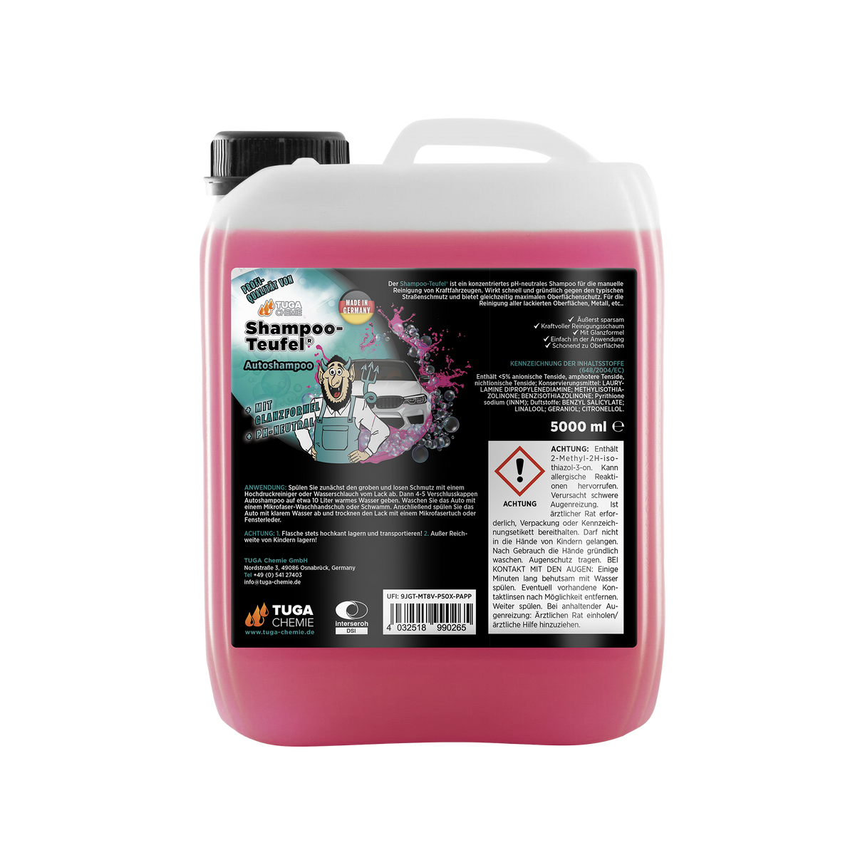 Tuga Chemie Shampoo-Teufel® — Autoshampoo 5 Liter