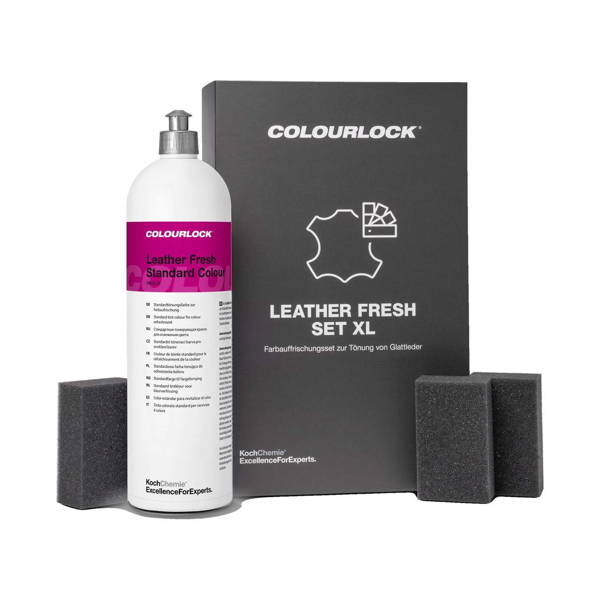COLOURLOCK "Leather Care Sets" (Lamborghini) — Pflege & Reparatur Sets für Lamborghini — Set XL
