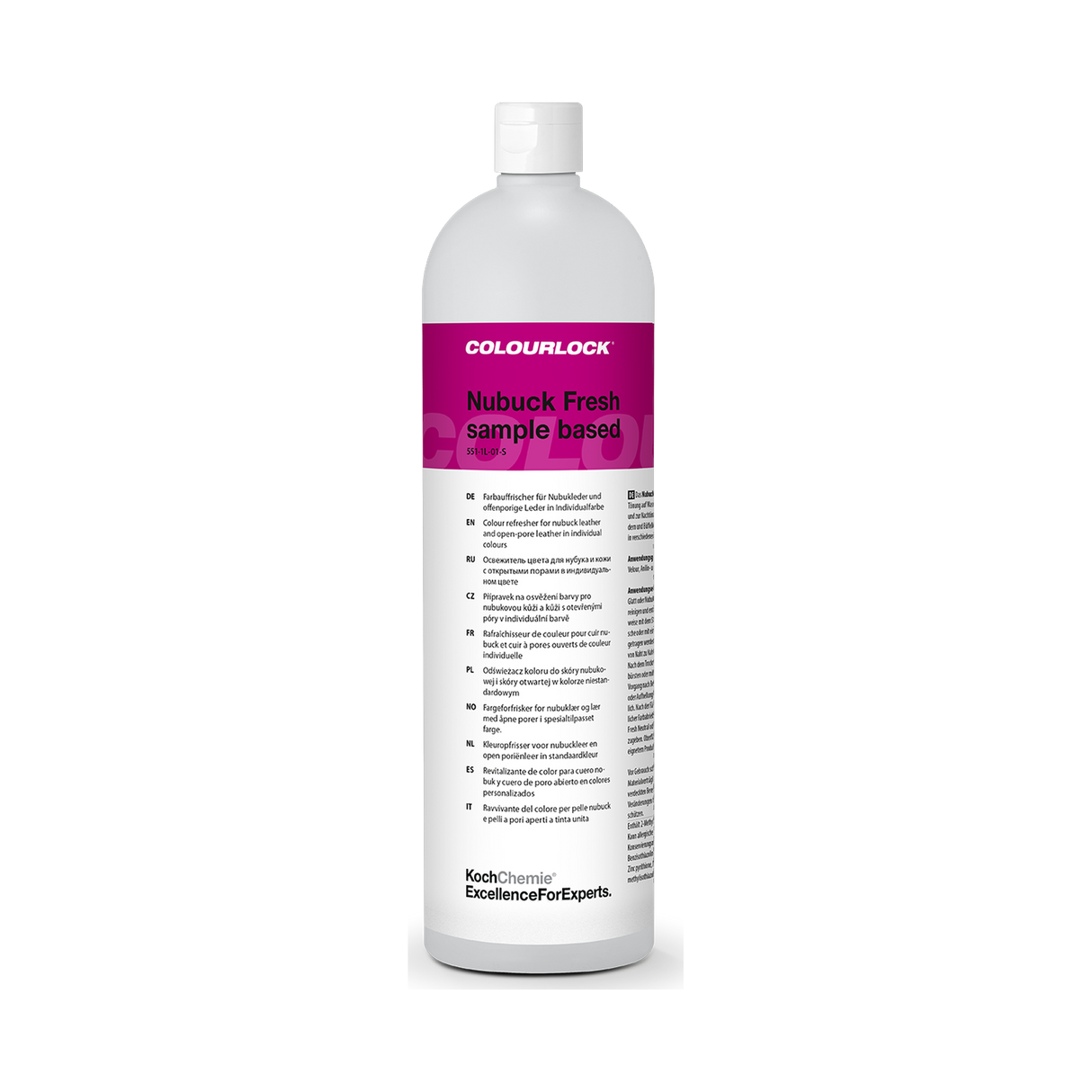 COLOURLOCK "Nubuk Fresh" (Bentley) — Wildlederpflege für Bentley — 1 L