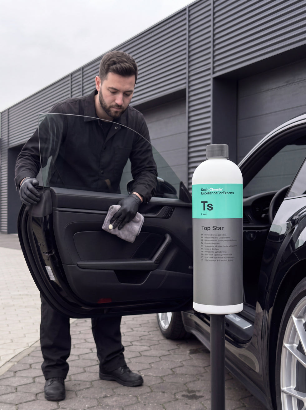 Detailing1 Hero: Kunststoffpflege — Innenraum mit Top Star Ts (Mobile)