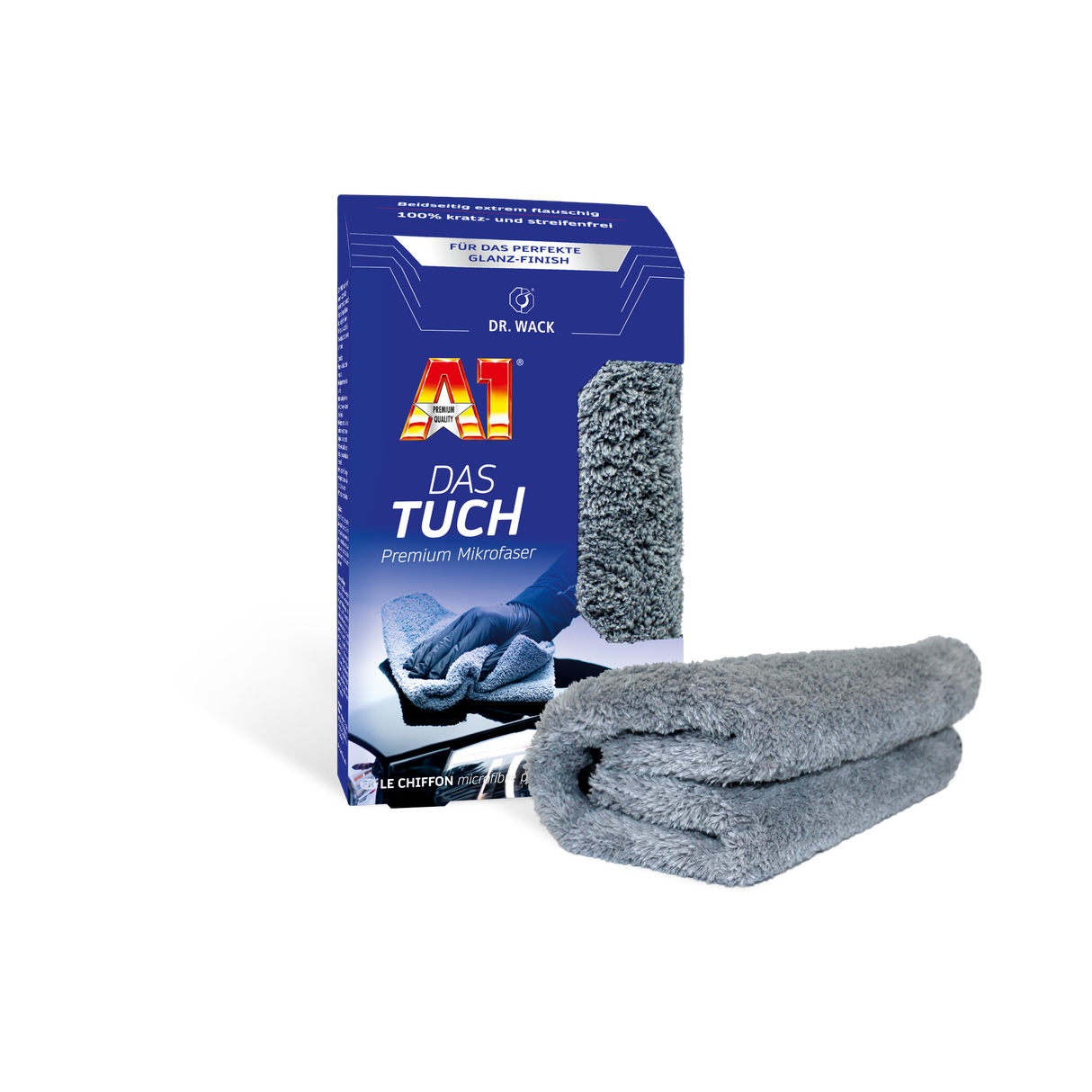 Dr. Wack A1 "DAS TUCH" Premium Mikrofaser — Mikrofasertuch