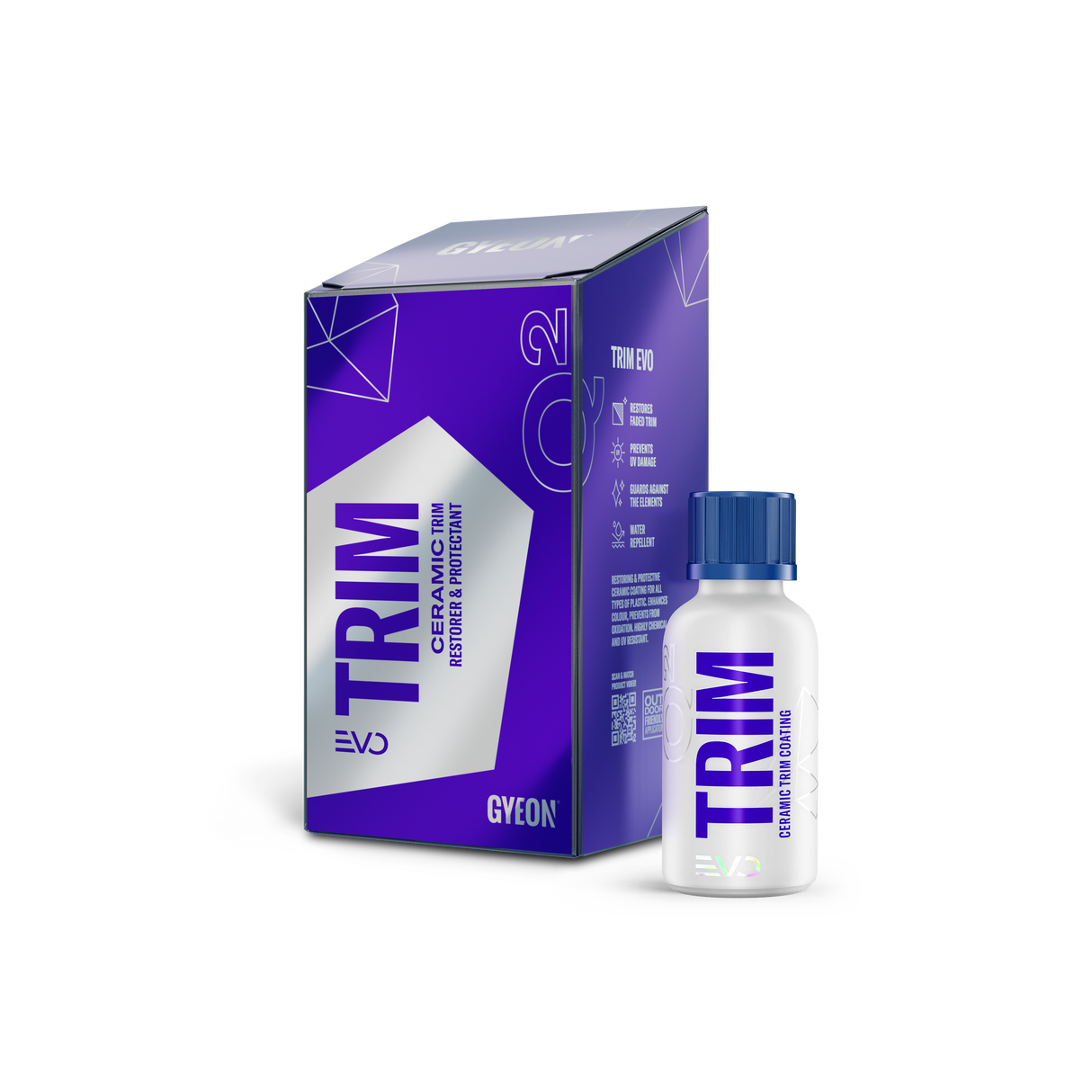 GYEON Q² Trim EVO Ceramic Trim Restorer & Protectant  — Keramikversiegelung für Kunststoff