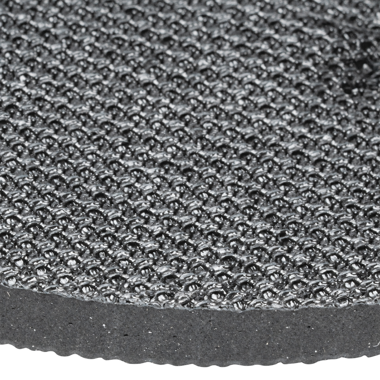 Oberflächenstruktur der Unterseite des COLOURLOCK "Polishing Pad Holder" Polierpad-Halters