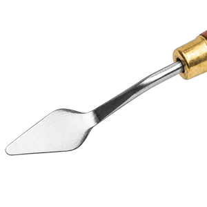 Flache Werkzeugspitze des COLOURLOCK "Spatula Short flat" Lederreparaturspachtels