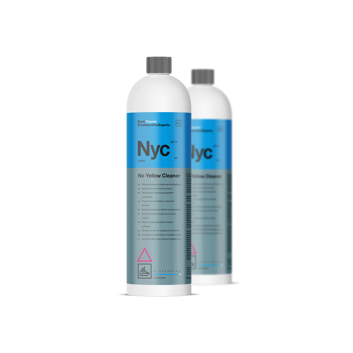 No Yellow Cleaner "Nyc" Spezialreiniger für Vergilbung (Marine-Linie)
