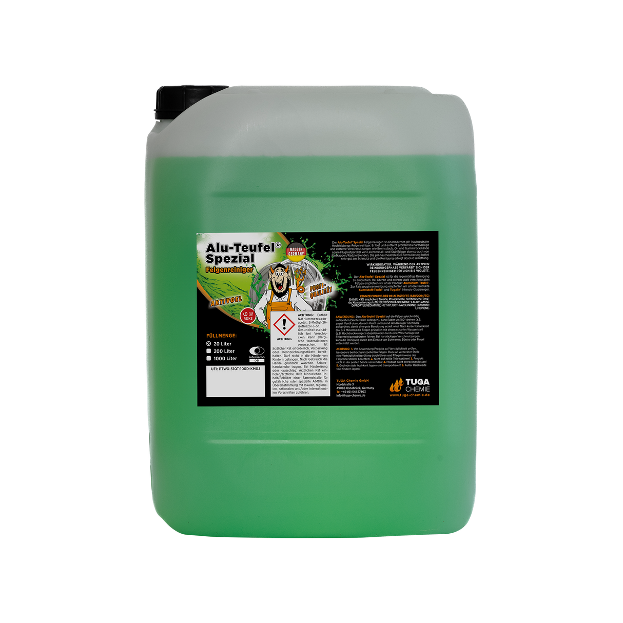 Alu-Teufel "Spezial"® (Green) Wheel Cleaner