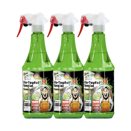 Detailing1 TUGA Chemie Alu-Teufel "Spezial"® (Grün) Felgenreiniger — 3× 1 Liter Vorteilsset