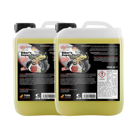Detailing1 TUGA Chemie Biker's Super-Teufel® Motorradreiniger — 2× 5 Liter Vorteilsset