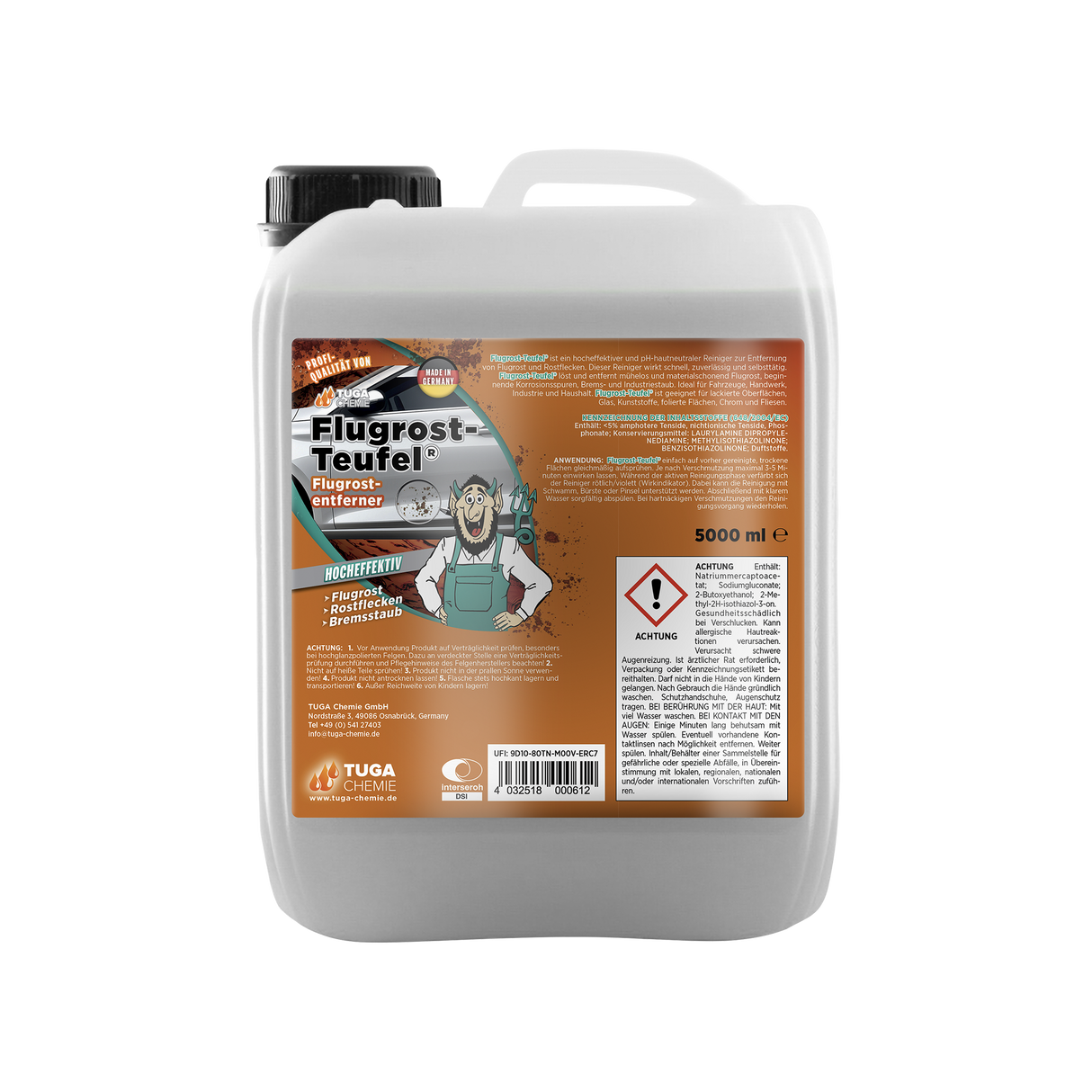 Tuga Chemie Flugrost-Teufel® — Flugrostentferner 5 Liter