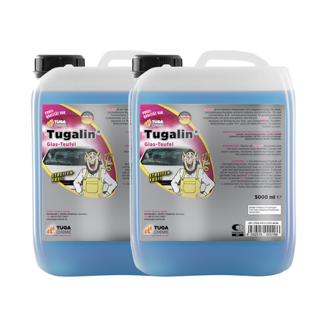 Detailing1 TUGA Chemie Tugalin® "Glas-Teufel" Glasreiniger — 2× 5 Liter Vorteilsset