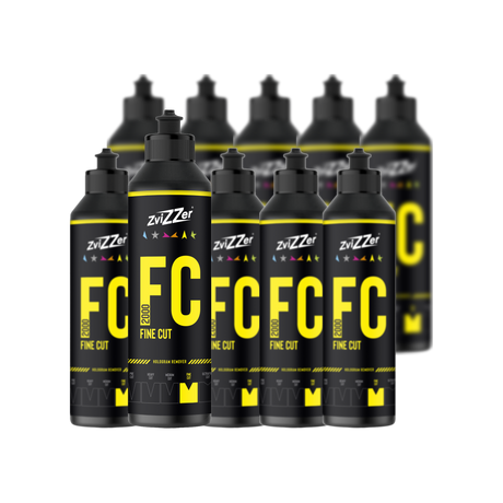 ZviZZer FC 2000 "Fine Cut" (Gelb) — Finish-Politur 250 ml / 10er-Set
