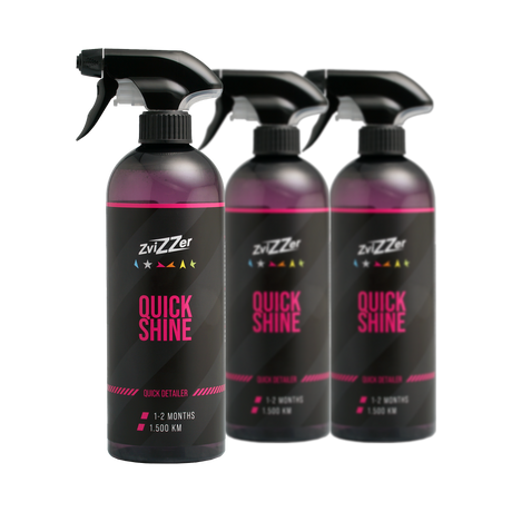 ZviZZer Quick Shine — Quick Detailer 500 ml / 3er-Set