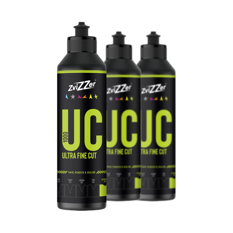 ZviZZer UC 1000 "Ultrafine Cut" (Grün) — Finish-Politur 250 ml / 3er-Set